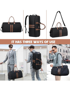 Bolsa de Ropa Convertible Myhozee 3 en 1 para Viaje 57x32cm 2