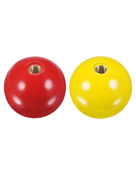 Joystick Reemplazo uxcell 35mm Rojo/Amarillo para Arcade