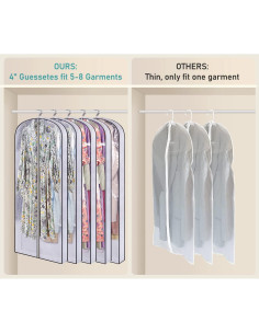 SACO DE ROPA COLGANTE SLEEPING LAMB 60" - 5 Paquetes 2