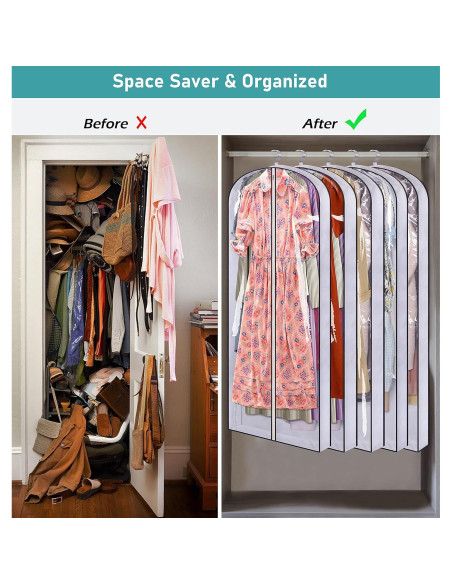 SACO DE ROPA COLGANTE SLEEPING LAMB 60" - 5 Paquetes