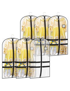 Bolsas de Vestuario Transparentes SLEEPING LAMB 6 Paquetes 101.6 cm