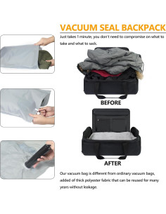 Bolsa Duffle Convertible SUOCO para Viaje 2 en 1 Negra 2