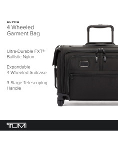 TUMI Alpha Garment Carry-On 4 Ruedas 30L Negro 2