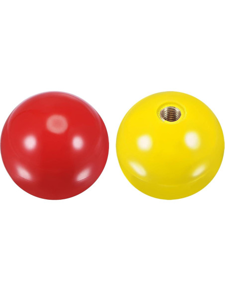 Joystick Reemplazo uxcell 35mm Rojo/Amarillo para Arcade