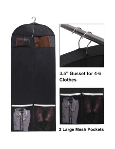 Bolsa de Vestido Plegable KIMBORA 137.2 cm con 2 Bolsillos 2