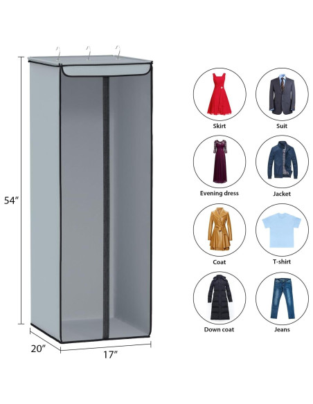 Bolsas de Ropa Univivi Colgantes 137 cm - Organizador de Closet