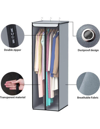 Bolsas de Ropa Univivi Colgantes 137 cm - Organizador de Closet