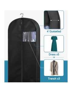 Bolsas de Traje KIMBORA 137 cm Transpirables - 3 Paquetes 2