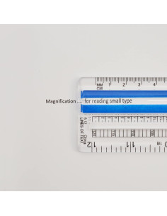 Regla de Aumento Westcott 30.48 cm Transparente 14125 2