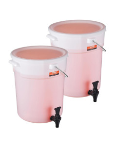 Dispensador de Bebidas VEVOR 5 Galones 2 Paquete con Grifo