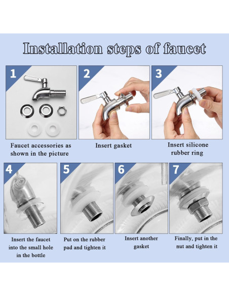 Dispensador de Bebidas Evanda 4 Litros con Grifos de Acero Inoxidable