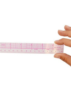 Regla Gráfica Transparente Westcott 38.61 cm con Escalas Métricas 2