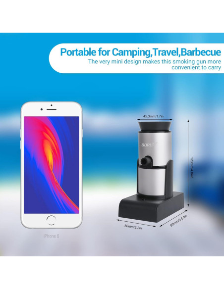Pistola de Humo BORUIT SK305 Portátil para Alimentos y Bebidas Pistola de Humo BORUIT SK305 Portátil para Alimentos y Bebidas