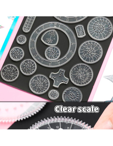 22 Piezas Herramientas de Dibujo Geométrico WEISIPU