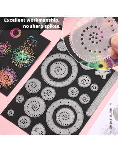 22 Piezas Herramientas de Dibujo Geométrico WEISIPU