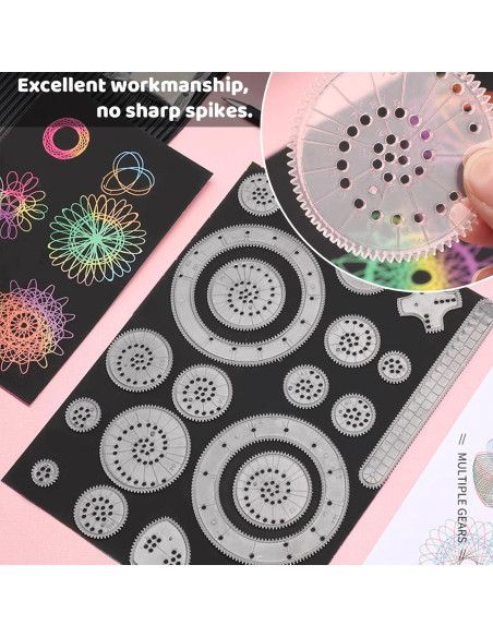 22 Piezas Herramientas de Dibujo Geométrico WEISIPU