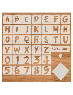 Plantillas Reutilizables Letras y Números JIULIN 7.62 cm