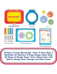 Spirograph Jr. Kit de Dibujo Artístico para Niños 3+ 2