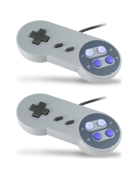 Paquete de 2 Controladores USB Ergonómicos USonline911 para PC y Raspberry Pi