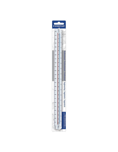 Regla Triangular para Ingenieros Staedtler 30.48 cm 98718-34BK