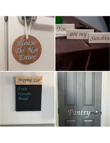 Plantillas de Letras y Números Reutilizables XANGEY 12.7 cm