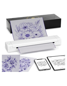 Impresora de Plantillas de Tatuaje COLORWING TP83 Inalámbrica