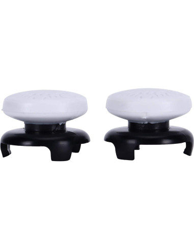 Tapa de Joystick Dilwe 2 Pcs Silicona para PS4 Blanco