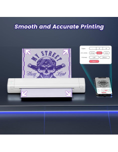 Impresora de Plantillas de Tatuaje COLORWING TP83 Inalámbrica 2