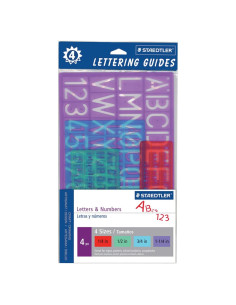 Plantilla de Dibujo Staedtler 978 45S 02 - Plástico Multicolor