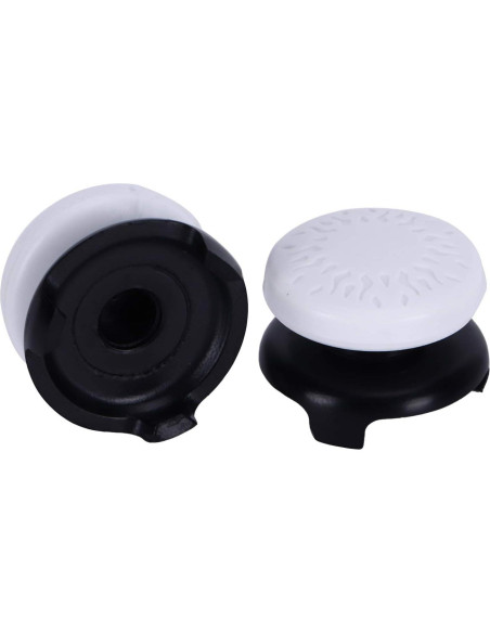 Tapa de Joystick Dilwe 2 Pcs Silicona para PS4 Blanco