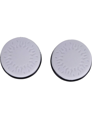 Tapa de Joystick Dilwe 2 Pcs Silicona para PS4 Blanco