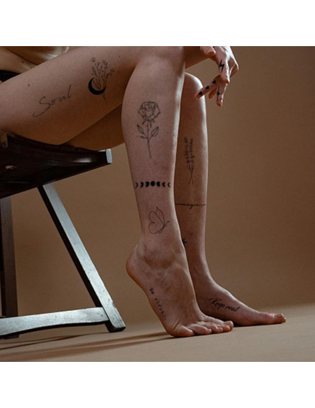 Tatuajes Temporales Realistas TATUWST - 60 Hojas 185 Pcs