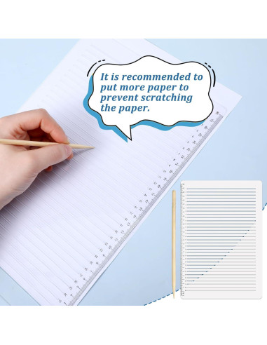 Plantilla de stencil de línea recta 2 PCS InnoHHustle 30.5x23 cm