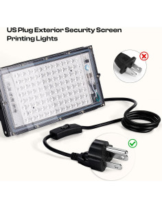 Caydo 50W Luz de Exposición UV Ajustable para Serigrafía 2