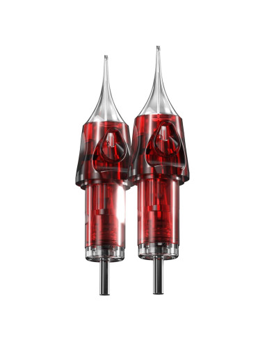 Cartucho de Agujas de Tatuaje CNC 5RL 20 Pcs Redondas con Membrana