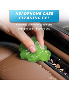 Gel de Limpieza Interior de Autos MysticHome 22.68 g Verde 2