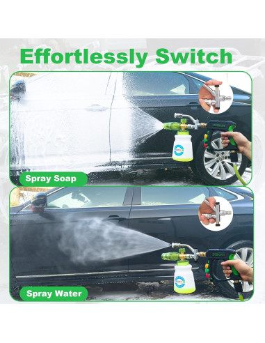 DUSICHIN Pistola de Lavado a Presión con Caño de Espuma 1.31 kg