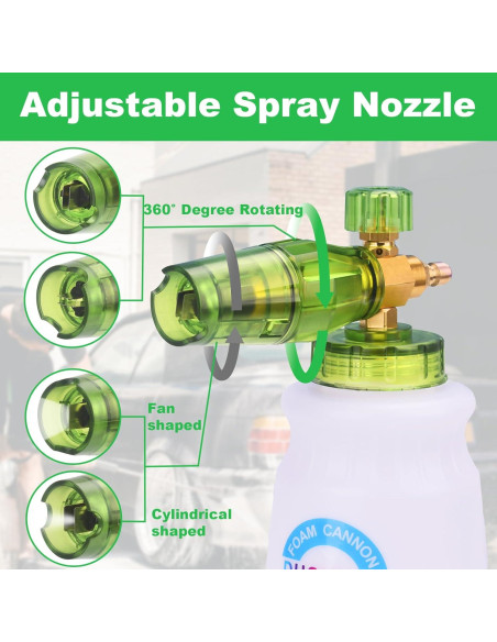 DUSICHIN Pistola de Lavado a Presión con Caño de Espuma 1.31 kg