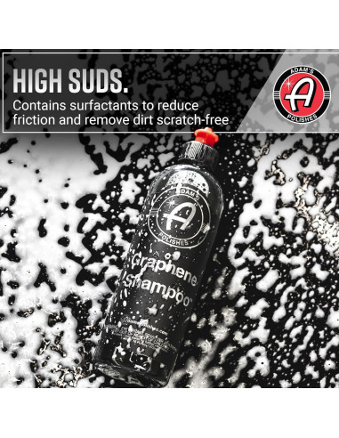 Champú de Grafeno Adam's Polishes 3.78L pH Neutro Alta Espuma