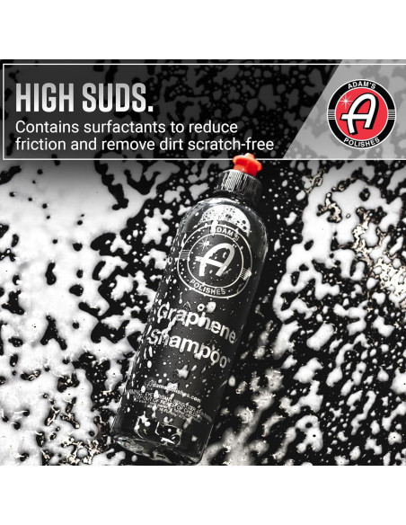 Champú de Grafeno Adam's Polishes 3.78L pH Neutro Alta Espuma