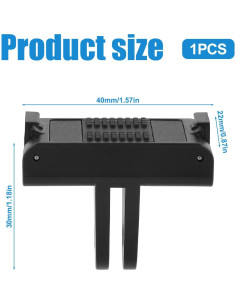 Adaptador Magnético para Cámara de Acción DJI OSMO Action 2