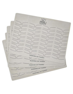 Piel de Práctica para Microblading PMU Doble Cara 64 Diseños