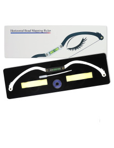 Kit de Mapeo de Cejas Guapa con Nivel de Burbuja - Plata