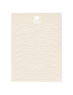 Piel de Práctica Microblading Genetek 5 Unidades Doble Cara