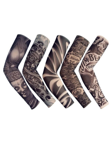 Mangas de Tatuaje Temporales FENGMANG - 5 Piezas Unisex