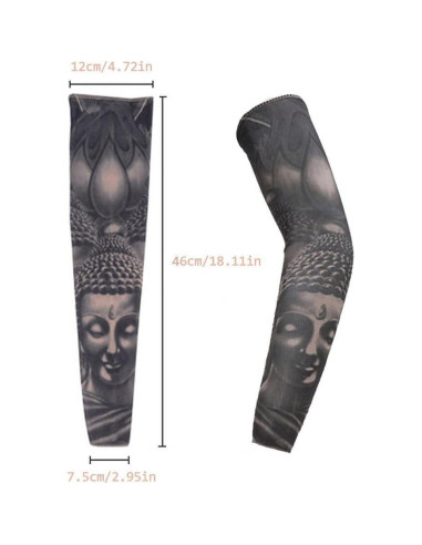 Mangas de Tatuaje Temporales FENGMANG - 5 Piezas Unisex