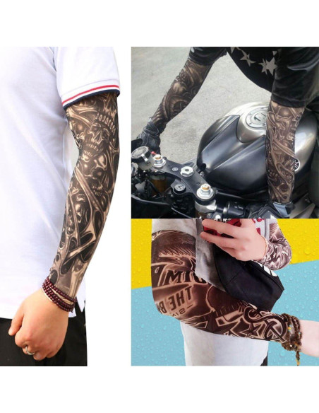 Mangas de Tatuaje Temporales FENGMANG - 5 Piezas Unisex