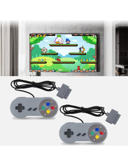 Paquete de 2 Controladores USB Gamepad USonline911 para PC y Mac