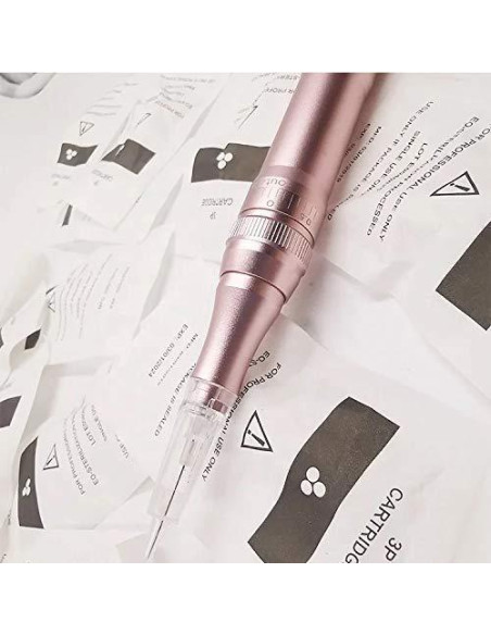 10 Agujas de Maquillaje Permanente Mellie 1P 0.64mm Esterilizadas