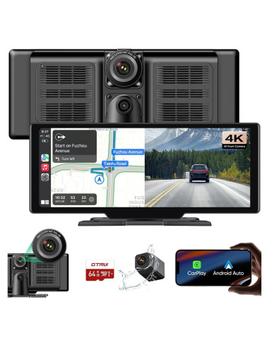 Estéreo Inalámbrico GTRUI D96 9.26" con Carplay y Android Auto